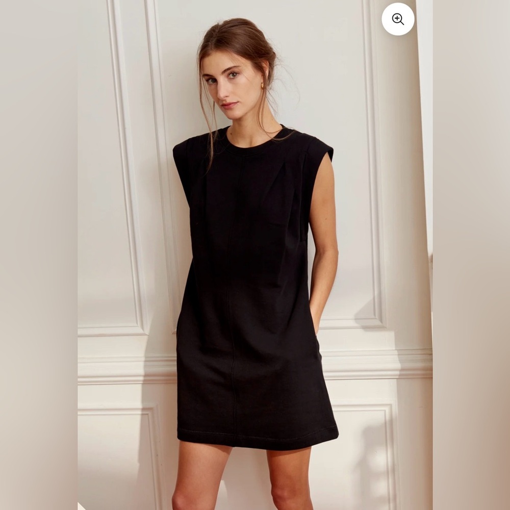 Grey State Black Mini Dress